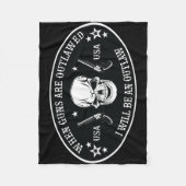 2e amendement Sierkussen Fleece Deken (Voorkant)