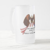 2e amendement Sierkussen Matglas Bierpul (Voorkant links)