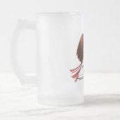2e amendement Sierkussen Matglas Bierpul (Links)