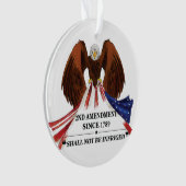 2e amendement Sierkussen Ornament (voorkant)