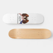2e amendement Sierkussen Persoonlijk Skateboard (Horizontaal)