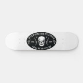 2e amendement Sierkussen Persoonlijk Skateboard (Horizontaal)