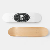 2e amendement Sierkussen Persoonlijk Skateboard (Horizontaal)