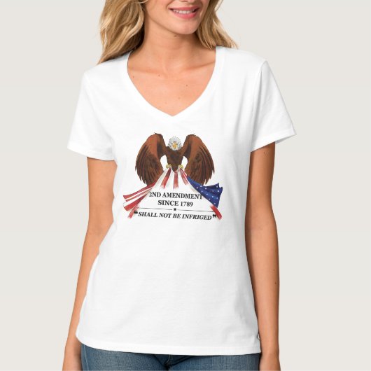 2e amendement Sierkussen T-shirt (Voorkant)
