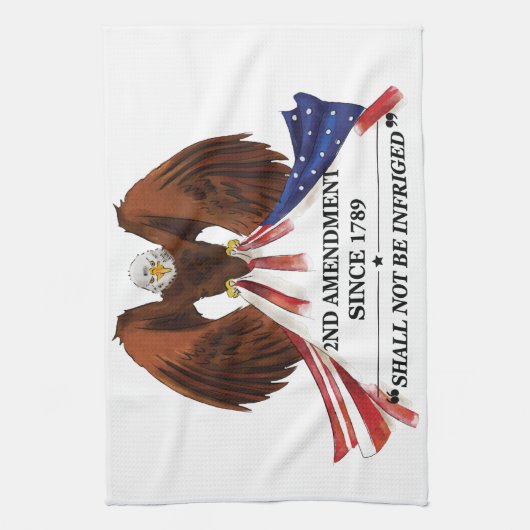 2e amendement Sierkussen Theedoek (Verticaal)