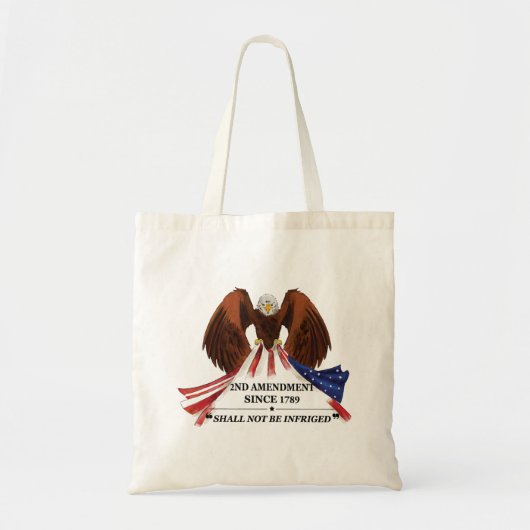 2e amendement Sierkussen Tote Bag (Voorkant)