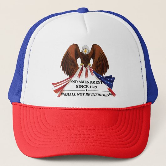 2e amendement Sierkussen Trucker Pet (Voorkant)