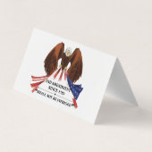 2e amendement Sierkussen Visitekaartje (Achterkant)