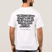 2e amendement t-shirt (Achterkant)