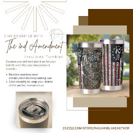 2e Amendement Waterflesje Geïsoleerde Drinkbeker