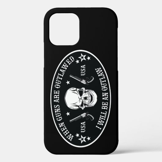 2e amendement  Worpkussen Case-Mate iPhone Case (Achterkant)