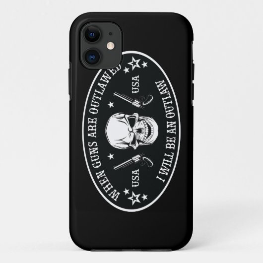 2e amendement Worpkussen Case-Mate iPhone Case (Achterkant)