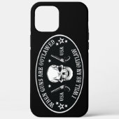 2e amendement Worpkussen Case-Mate iPhone Case (Achterkant)