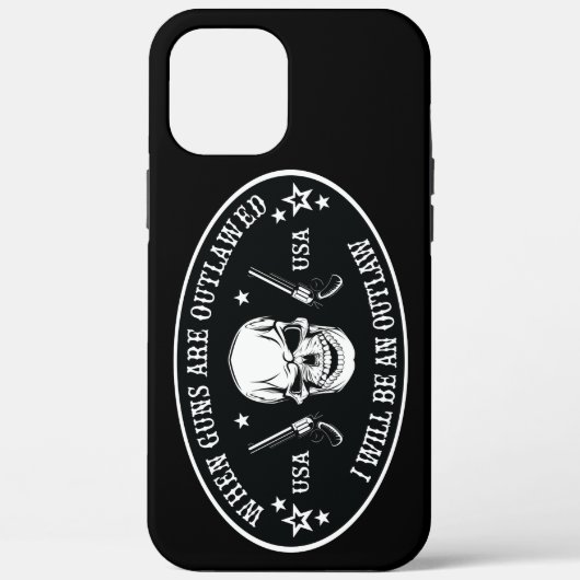 2e amendement  Worpkussen Case-Mate iPhone Case (Achterkant)