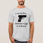 2e Amendement Zelfverdedigingspistool T-shirt (Voorkant)