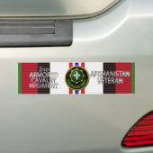 2e Armored Cavalry Regiment Afghanistan Veteraan Bumpersticker (Op auto)