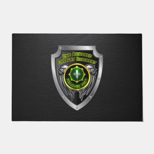 2e Armored Cavalry Regiment Deurmat (Voorkant)