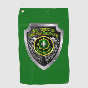 2e Armored Cavalry Regiment Golfhanddoek