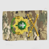 2e Armored Cavalry Regiment Golfhanddoek (Horizontaal)
