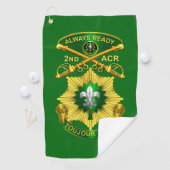 2e Armored Cavalry Regiment Golfhanddoek (Insitu)