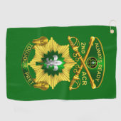 2e Armored Cavalry Regiment Golfhanddoek (Horizontaal)