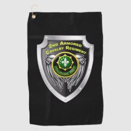 2e Armored Cavalry Regiment Golfhanddoek