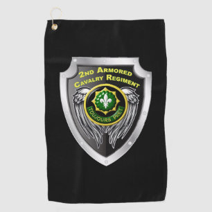 2e Armored Cavalry Regiment Golfhanddoek
