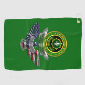 2e Armored Cavalry Regiment Golfhanddoek (Horizontaal)