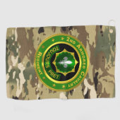 2e Armored Cavalry Regiment Golfhanddoek (Horizontaal)
