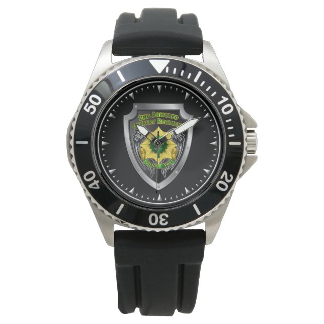 2e Armored Cavalry Regiment Horloge (Voorkant)