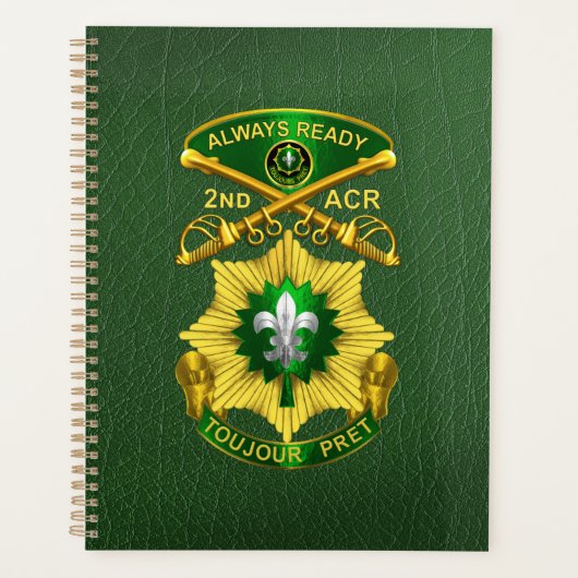 2e Armored Cavalry Regiment Planner (Voorkant)