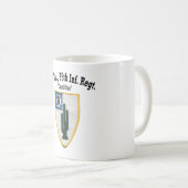 2e bataljon, 35e inch "Cacti Blue" - Beker Koffiemok (Voorkant rechts)