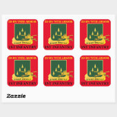 2E BATALJON 70E PANTSERING 1E INFANTERIE STICKERS (Vel)