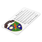 2e Bataljon - 75e Ranger Regiment Magnet 4x6 Magneet (Linkerzijde)