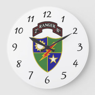 2e Bataljon - 75e Ranger Regiment - Wandklok