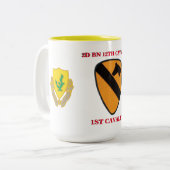 2E BATTALION 12E CAVALRY 1STE CAVALRY MOK (Voorkant links)