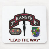 2E BATTALION 75E RANGER REGIMENT MOUSEPAD MUISMAT (Voorkant)