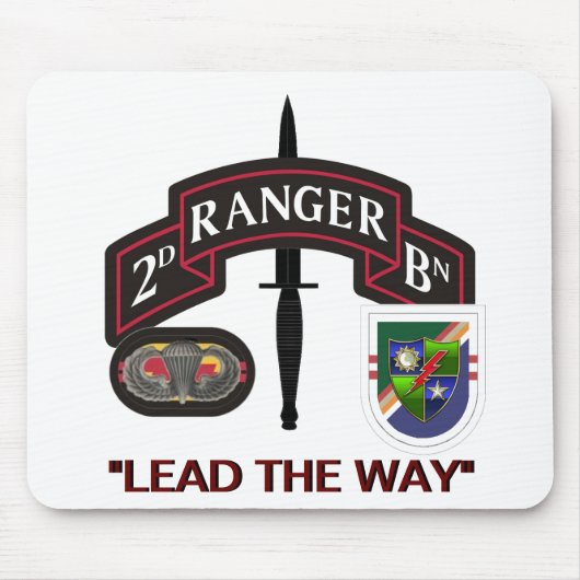 2E BATTALION 75E RANGER REGIMENT MOUSEPAD MUISMAT (Voorkant)