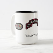 2E BATTALION 75E RANGER REGIMENT TWEEKLEURIGE KOFFIEMOK (Voorkant links)