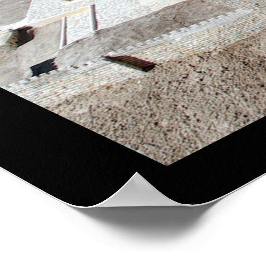 2e Beis HaMikdash (Heilige Temple in Yerusalem) Poster (Hoek)