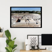 2e Beis HaMikdash (Heilige Temple in Yerusalem) Poster (Thuiskantoor)