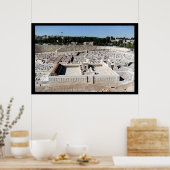2e Beis HaMikdash (Heilige Temple in Yerusalem) Poster (Keuken)