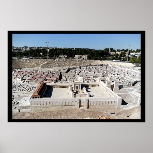 2e Beis HaMikdash (Heilige Temple in Yerusalem) Poster (Voorkant)