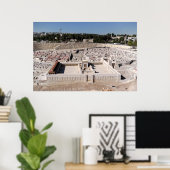 2e Beis HaMikdash (Heilige Temple in Yerusalem) Poster (Thuiskantoor)