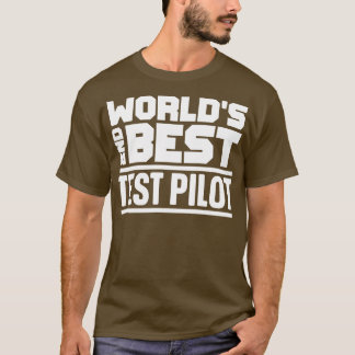 2e beste testpiloot t-shirt