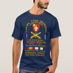 2e Bn 12e artillerie 105155mm 8e ID Baumholder G T-shirt
