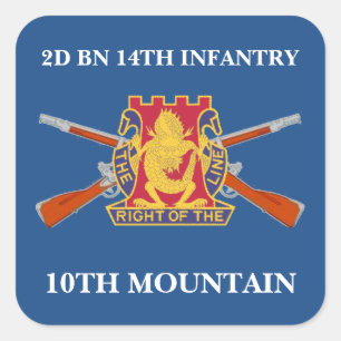 2E BN 14E INFANTERIE 10E BERG STICKERS