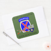 2E BN 22E INFANTERIE 10E BERG STICKERS (Envelop)