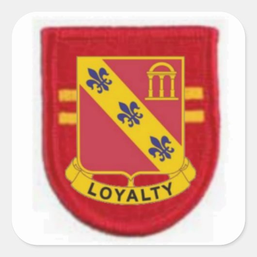 2E BN 319E VELDARTILLERIE FLASH/DUI STICKERS (Voorkant)