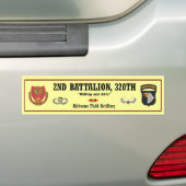 2e Bn, 320e FA Bumper.sticker Bumpersticker (Op auto)
